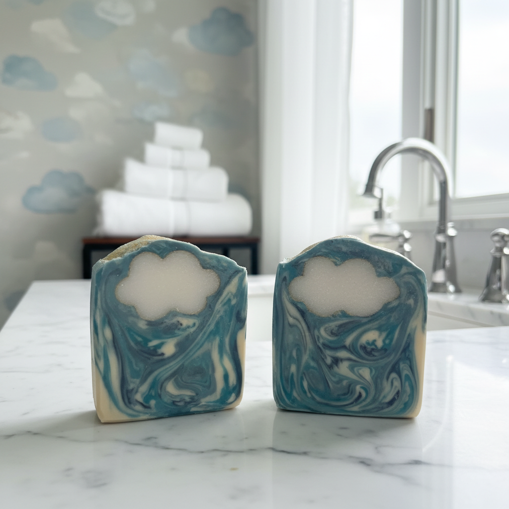 Cloud 9 Soaps in Luxury Bathroom