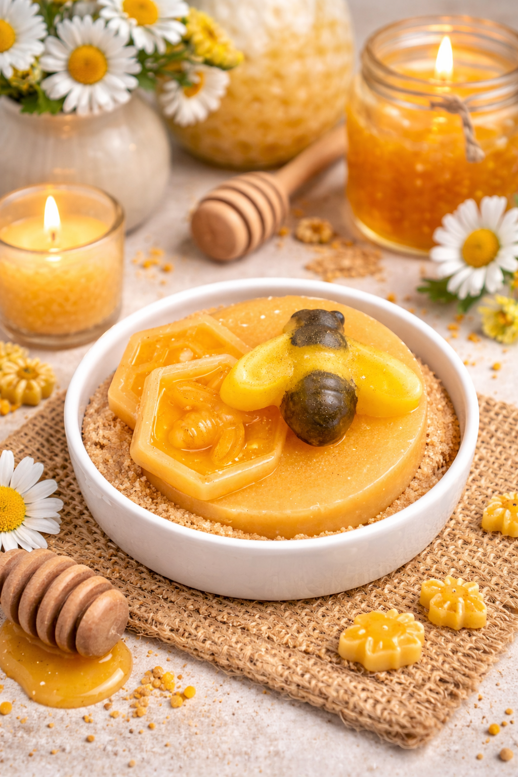 Oatmeal Milk and Honey Beeswax Melts - Warm Comforting Fragrance