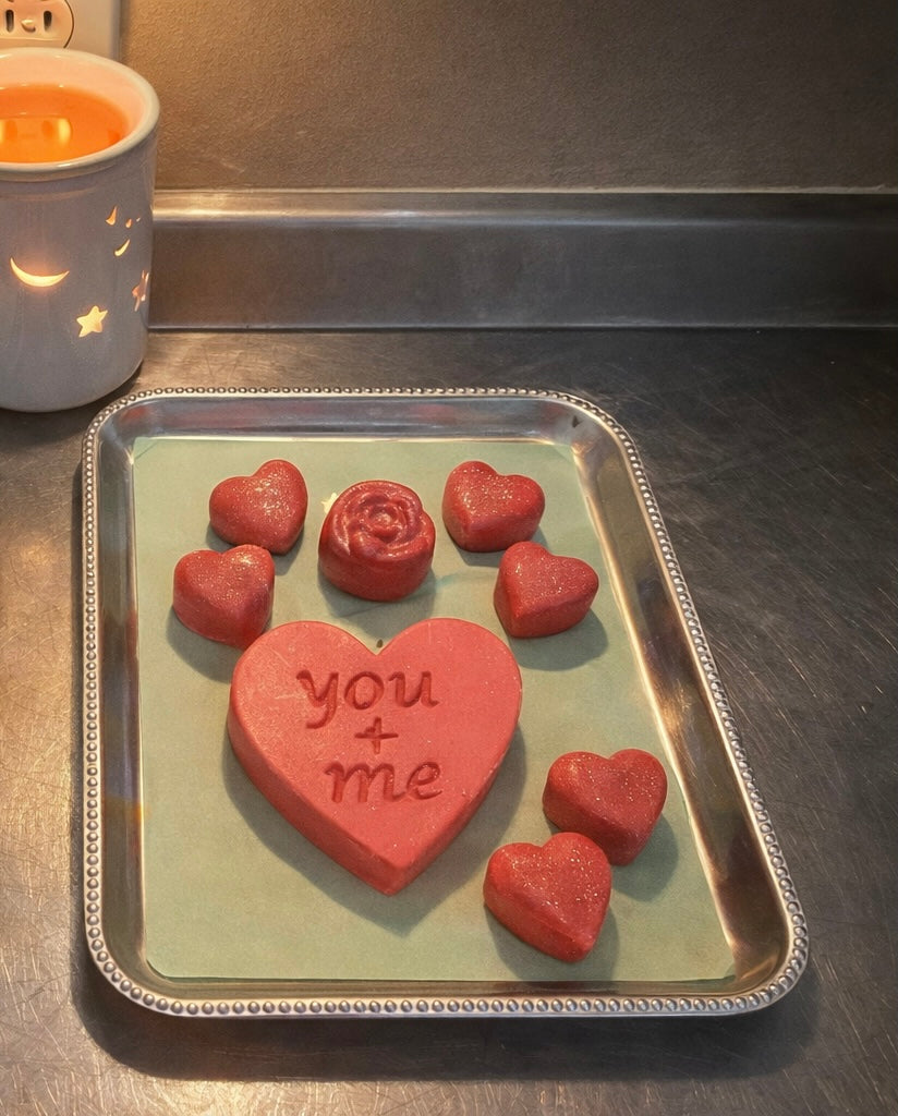 Heart-Shaped Wax Melt Packs - Hand-Poured Home Fragrance