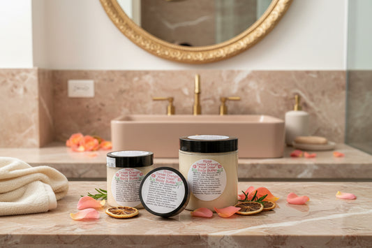 Rose Sweet Orange, rosewater body butter
