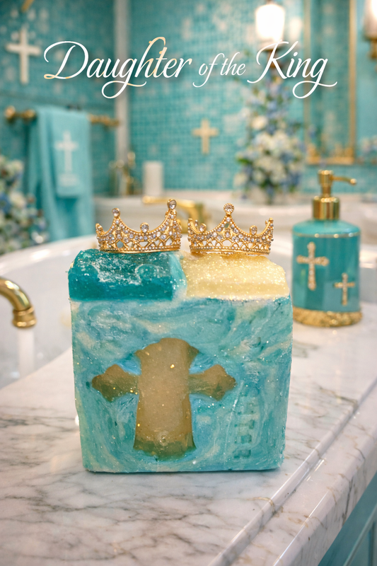Daughter of the King Cold Processed Soap - Inspirational Luxury Bar