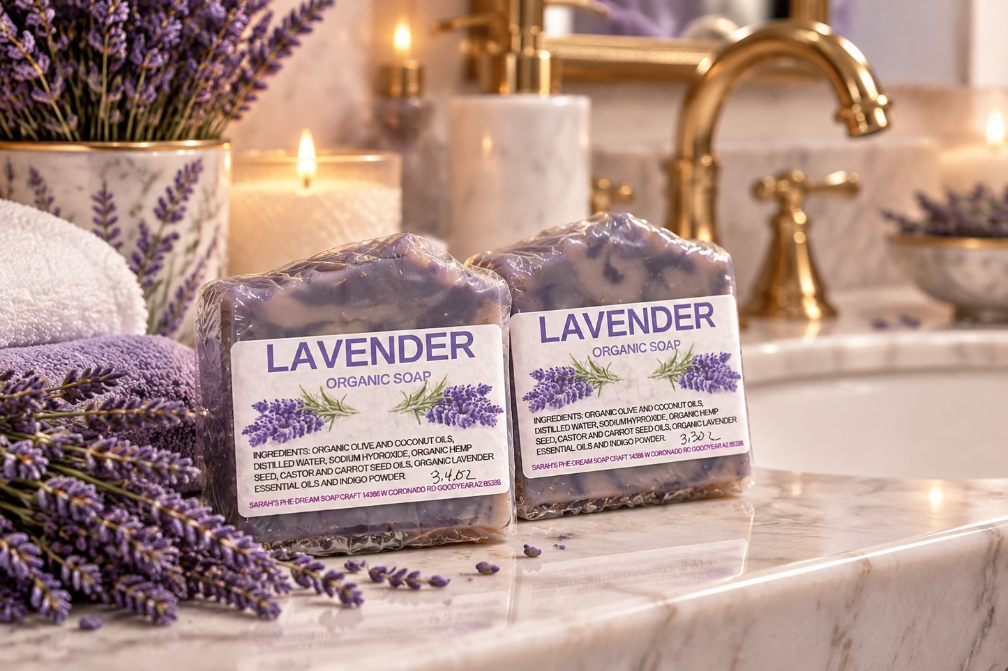 Organic Lavender Soap