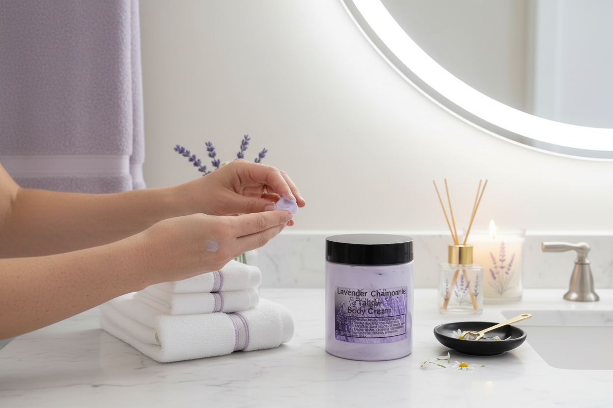 Lavender Chamomile Tallow Body Cream