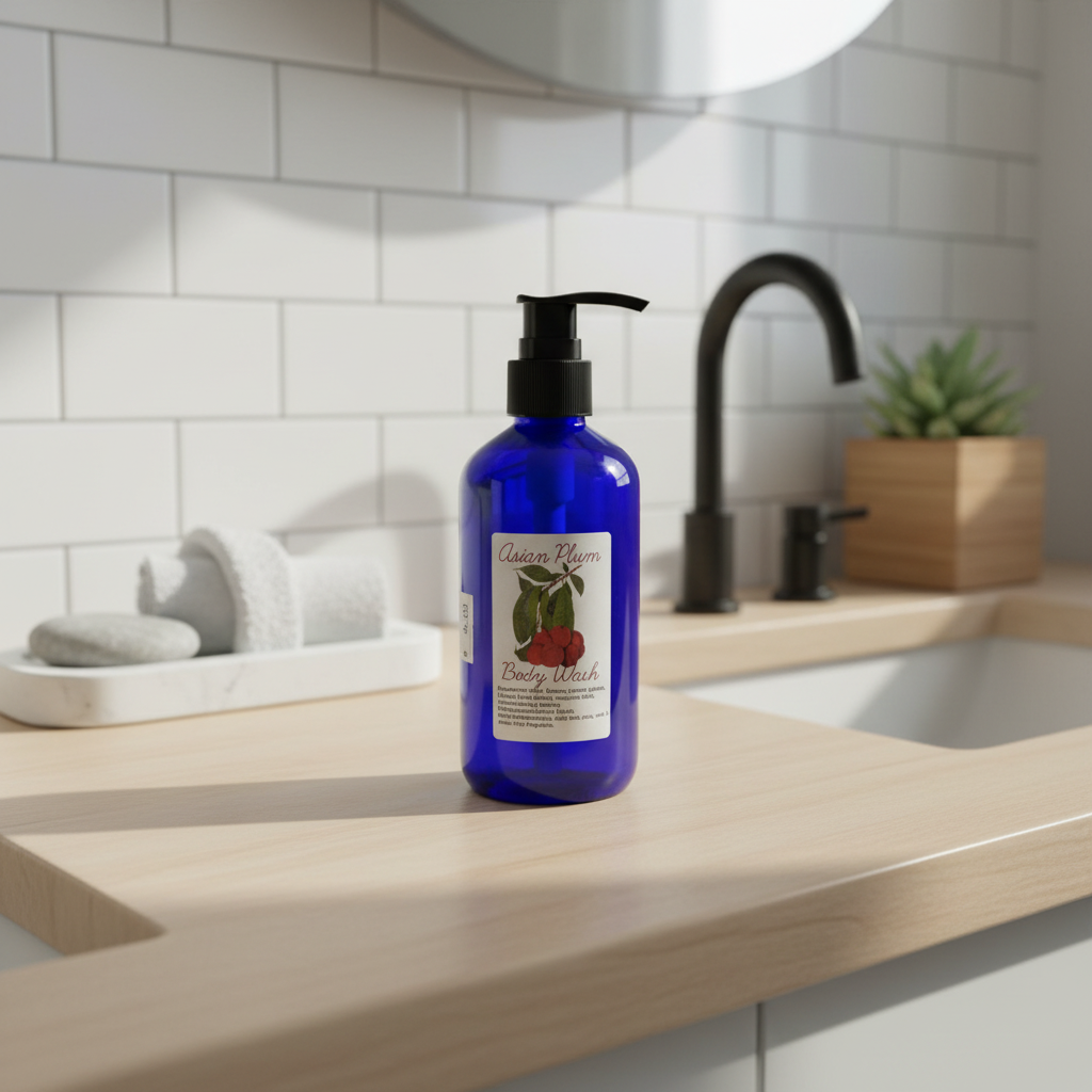 Asian Plum Body Wash - Elegant Bathroom
