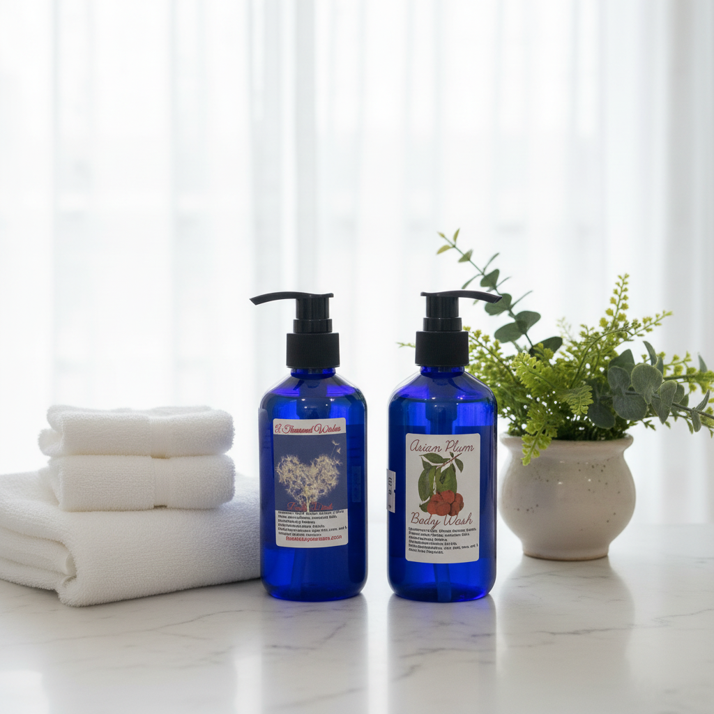 Body Wash Duo - Spa Bathroom Setting
