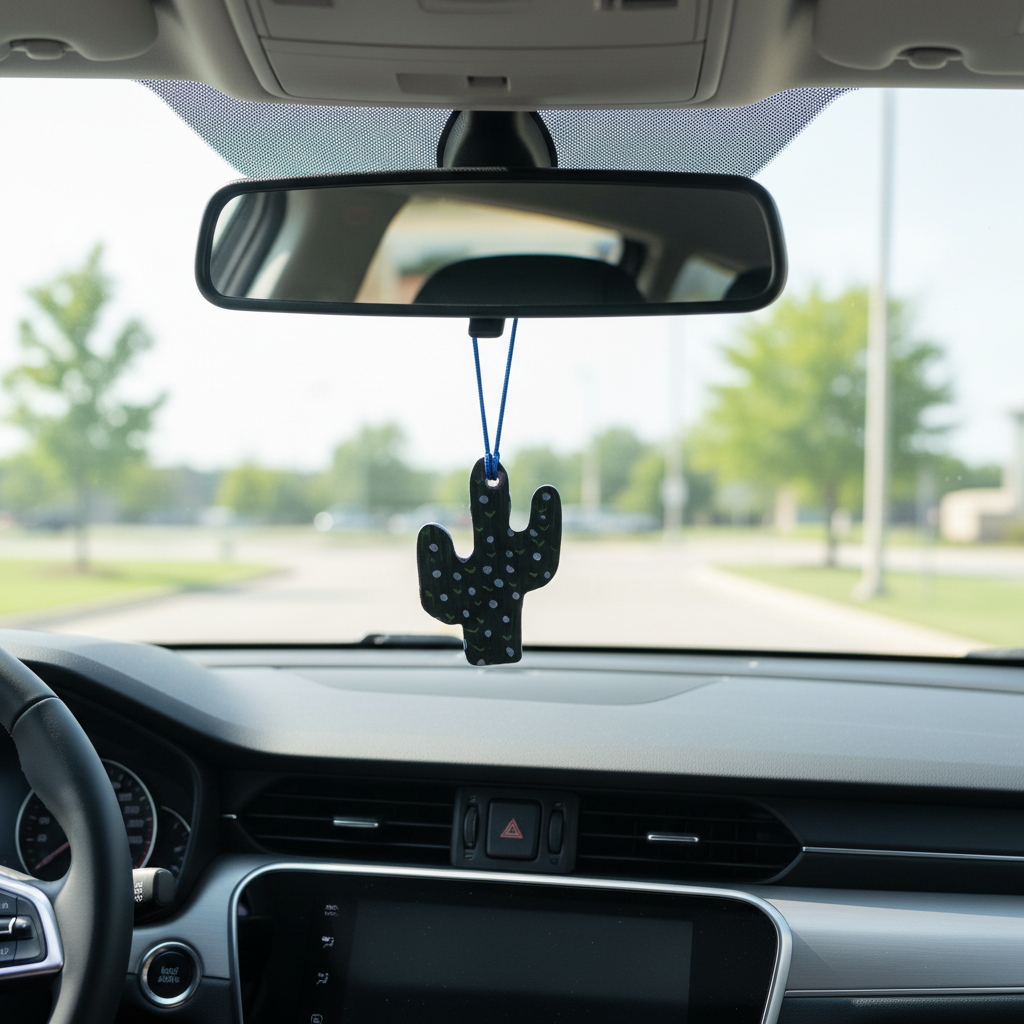 Cactus 5 on Rearview Mirror