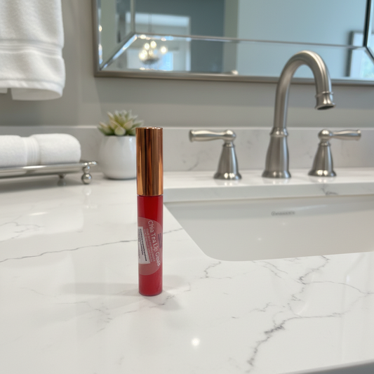 Lip Gloss - White Marble Vanity