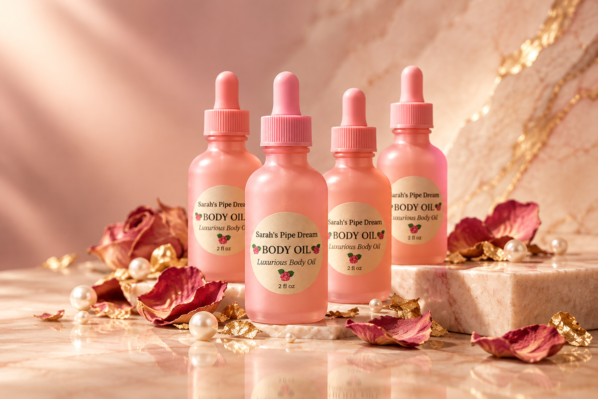 Luxury Body Oil Editorial