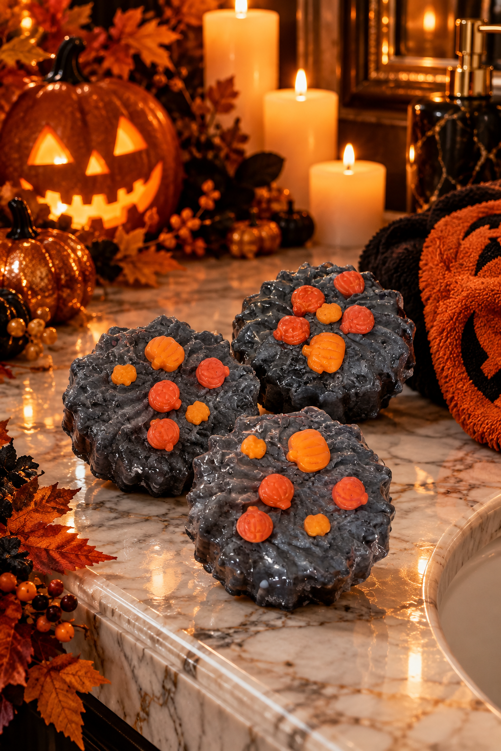 Pumpkin Bubble Bar – Luxury Halloween Bathroom