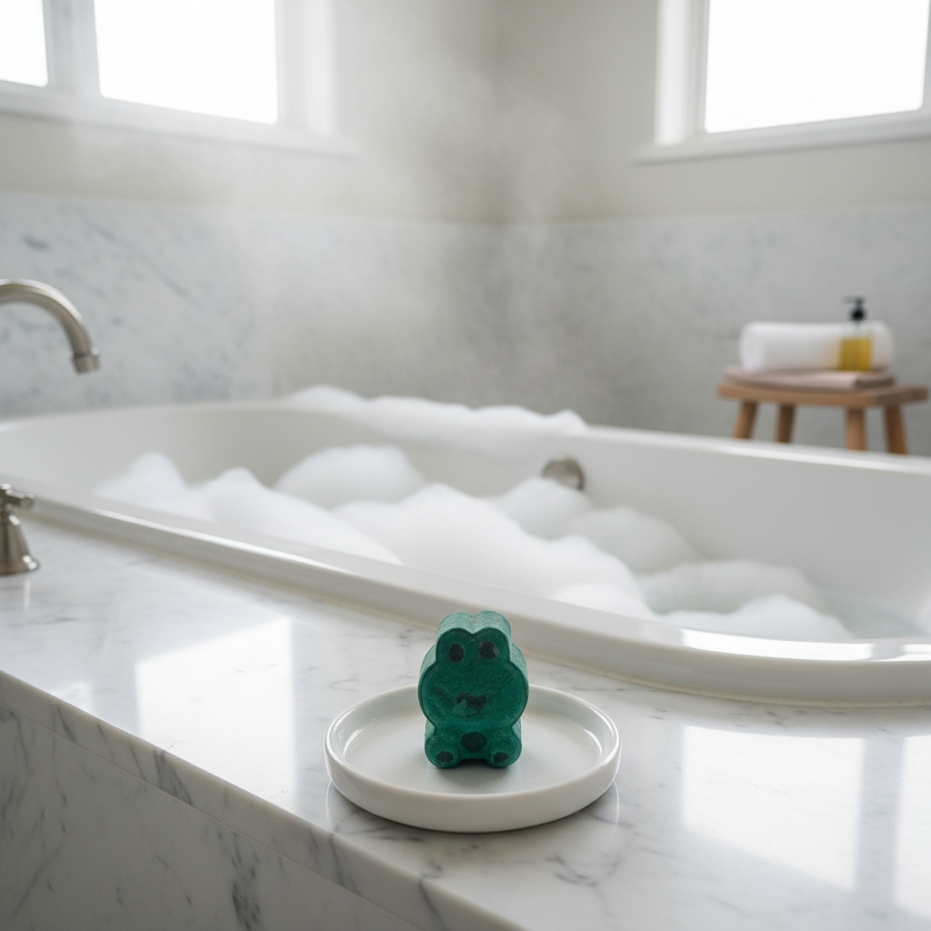 Teal Bunny Bubble Bar